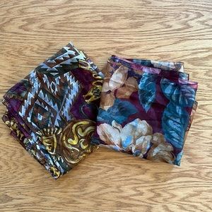 Two Talbots scarves